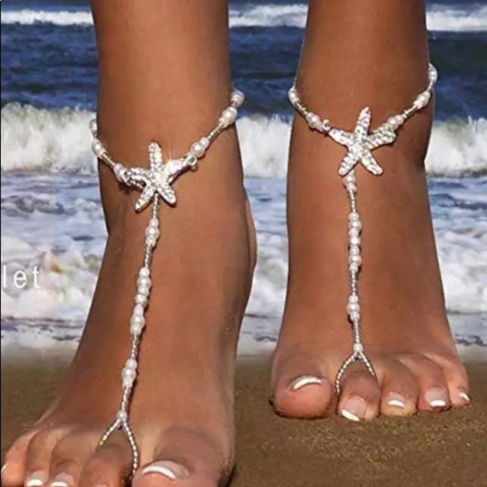 Starfish anklet - Picture 2 of 4